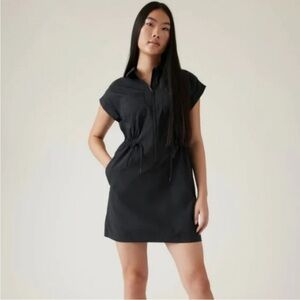 Athleta Topspin Dress in Black Size 1X